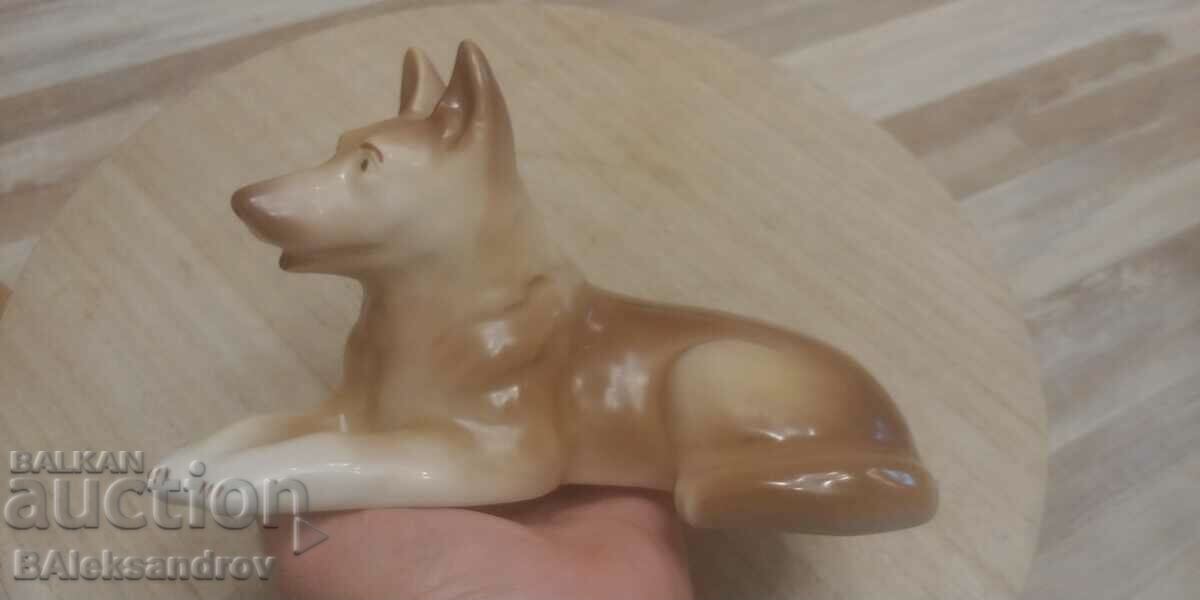 Μεγάλη πορσελάνινη φιγούρα σκύλου - 6 Μεγάλη πορσελάνινη φιγούρα σκύλου - 6