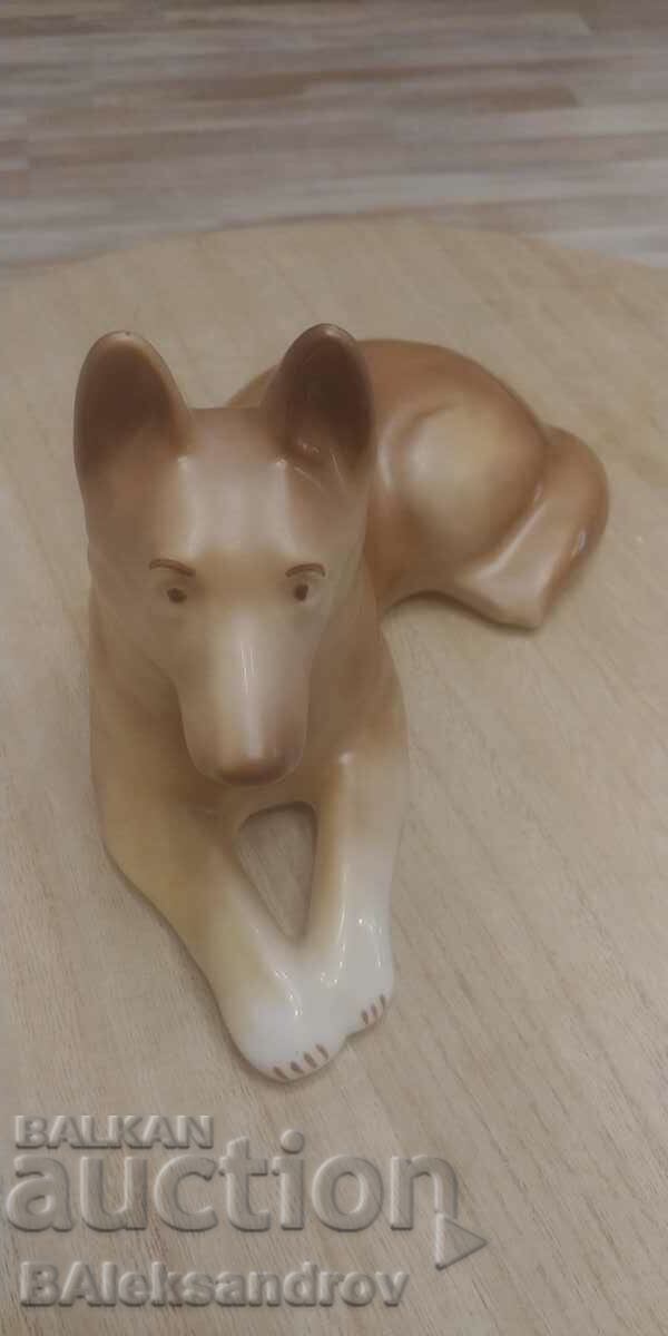 Μεγάλη πορσελάνινη φιγούρα σκύλου - 7 Μεγάλη πορσελάνινη φιγούρα σκύλου - 7