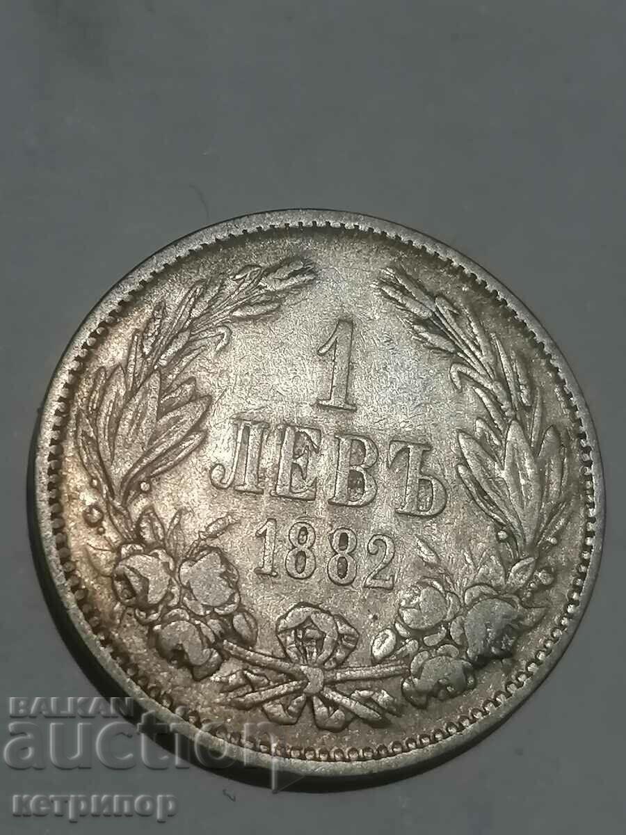 1 lev 1882 argint