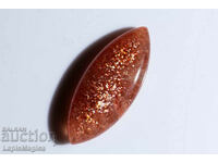 Голям слънчев камък конфети 26.9ct маркиз кабошон