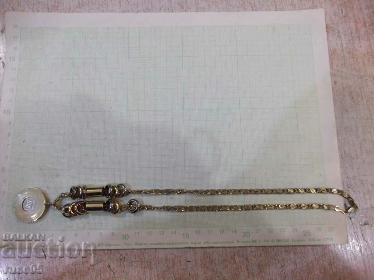 Coin necklace imitation jewelry - 50 g. - 5 Coin necklace imitation jewelry - 50 g. - 5