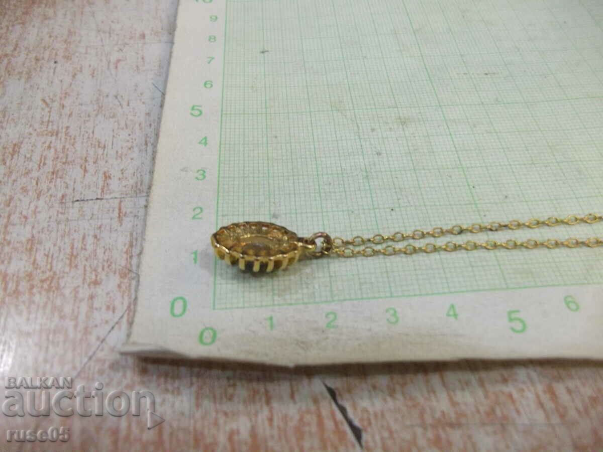 Колие с висулка с камък имитационна бижутерия - 7 Колие с висулка с камък имитационна бижутерия - 7