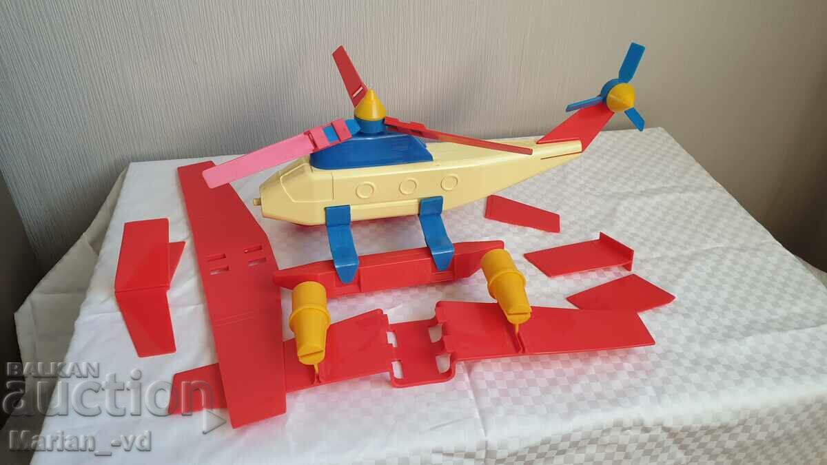 Children's plastic social plane for assembly with transformation - 5 Children's plastic social plane for assembly with transformation - 5