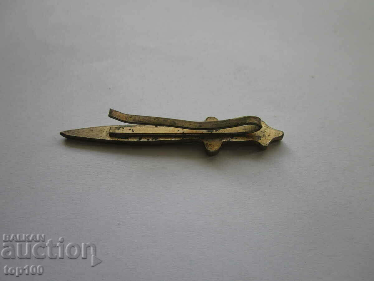 Auction  OLD TIE NEEDLE IN THE SHAPE OF A BZC SWORD !!!