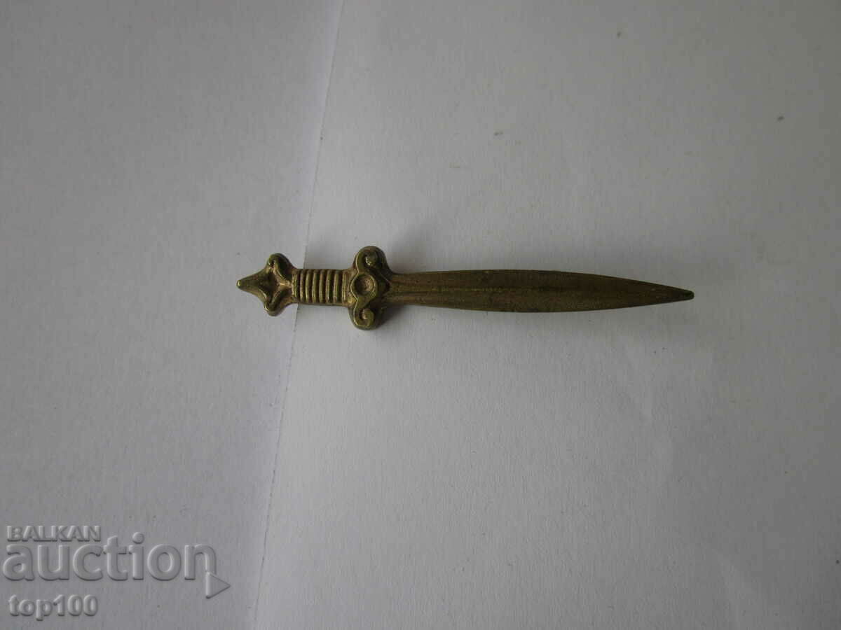 OLD TIE NEEDLE IN THE SHAPE OF A BZC SWORD !!! - 5