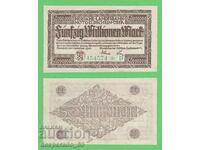 (¯`'•.¸ГЕРМАНИЯ (Хесен) 50 милиона марки 01.09.1923  UNC ´¯)