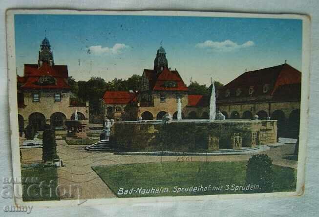 Carte poștală 1937 - Bad-Nauheim/Bad Nauheim, Germania