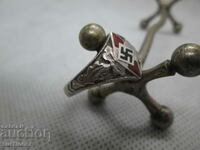 OLD HITLER YOUTH SILVER RING