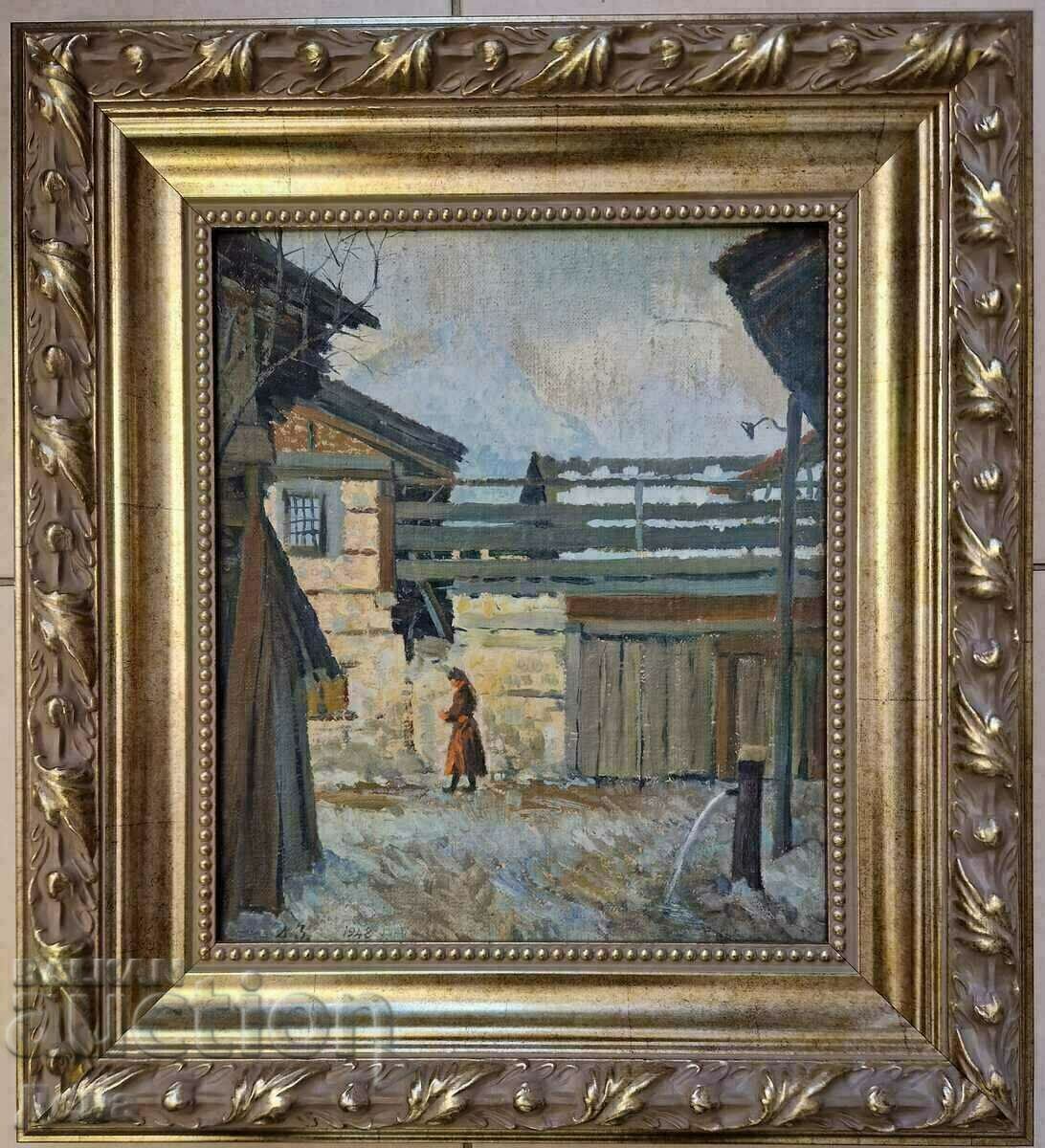 Doncho Zankov painting 1948. Doncho Zankov painting 1948.