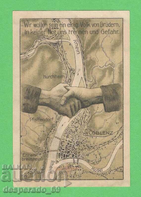 (¯`'•.¸NOTGELD (orașul Pfaffendorf) 1921 UNC -50 pfennig¸.•'´¯) (¯`'•.¸NOTGELD (orașul Pfaffendorf) 1921 UNC -50 pfennig¸.•'´¯)