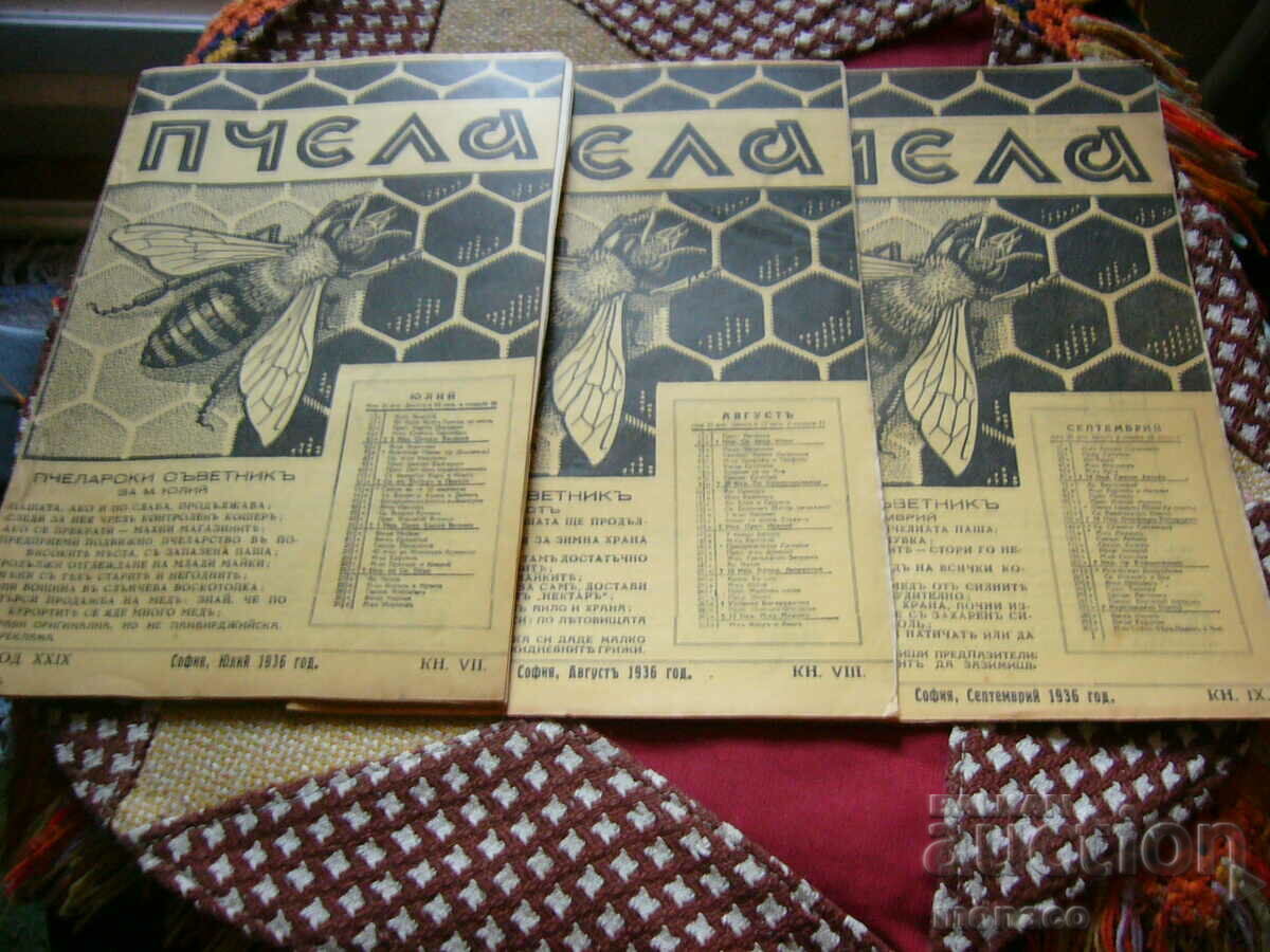 Auction  Old magazine "Bee" - full anniversary 1936 !!!!!!!!!