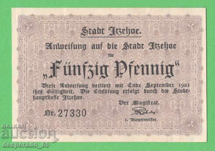 (¯`'•.¸NOTGELD (or. Itzehoe) 1921 UNC - 50 pfennigi¸.•'´¯) cu preț € 1.50 | 2.93 BGN (¯`'•.¸NOTGELD (or. Itzehoe) 1921 UNC - 50 pfennigi¸.•'´¯) cu preț € 1.50 | 2.93 BGN