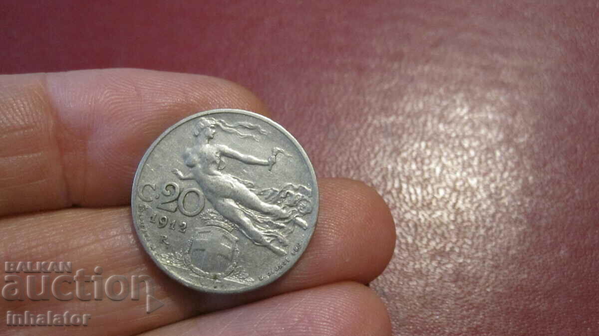 1912 20 centesimi Italy