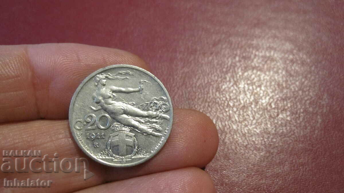 1911 20 centesimi Italy