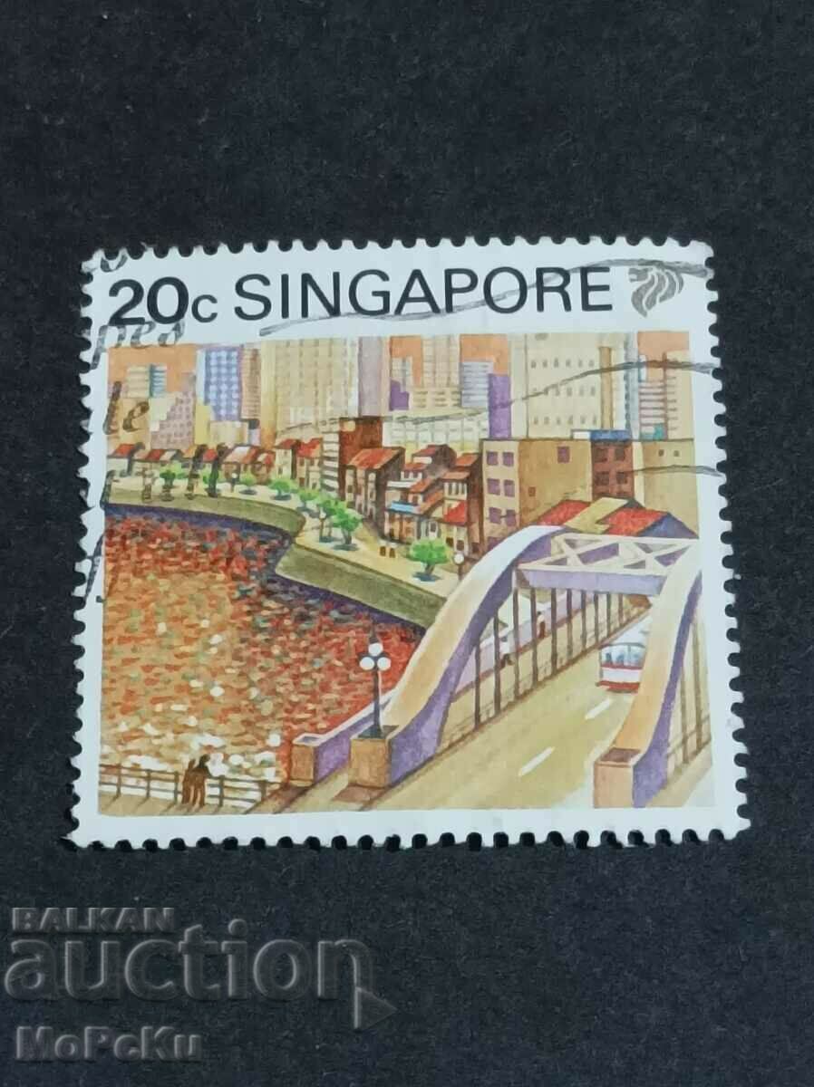 Пощенска марка Сингапур