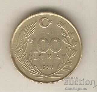 Turkey 100 Lira 1990