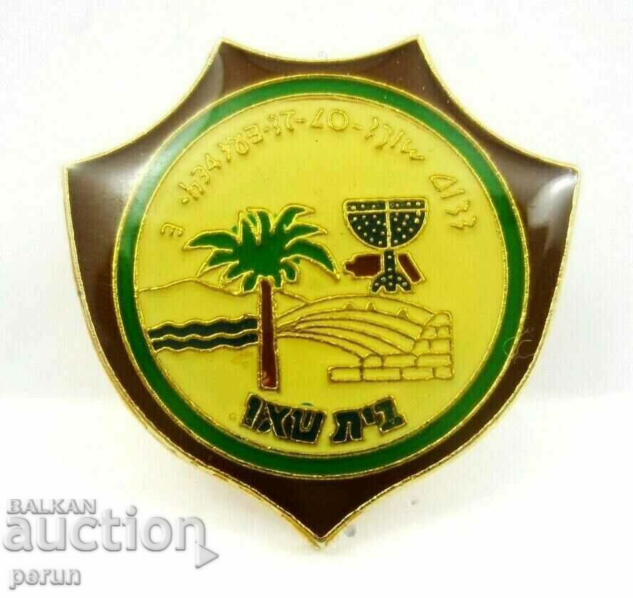 Rare Sign-Israel-Jewish Badge