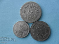 10, 20 and 40 money 1327 / 5 years. Ottoman Empire