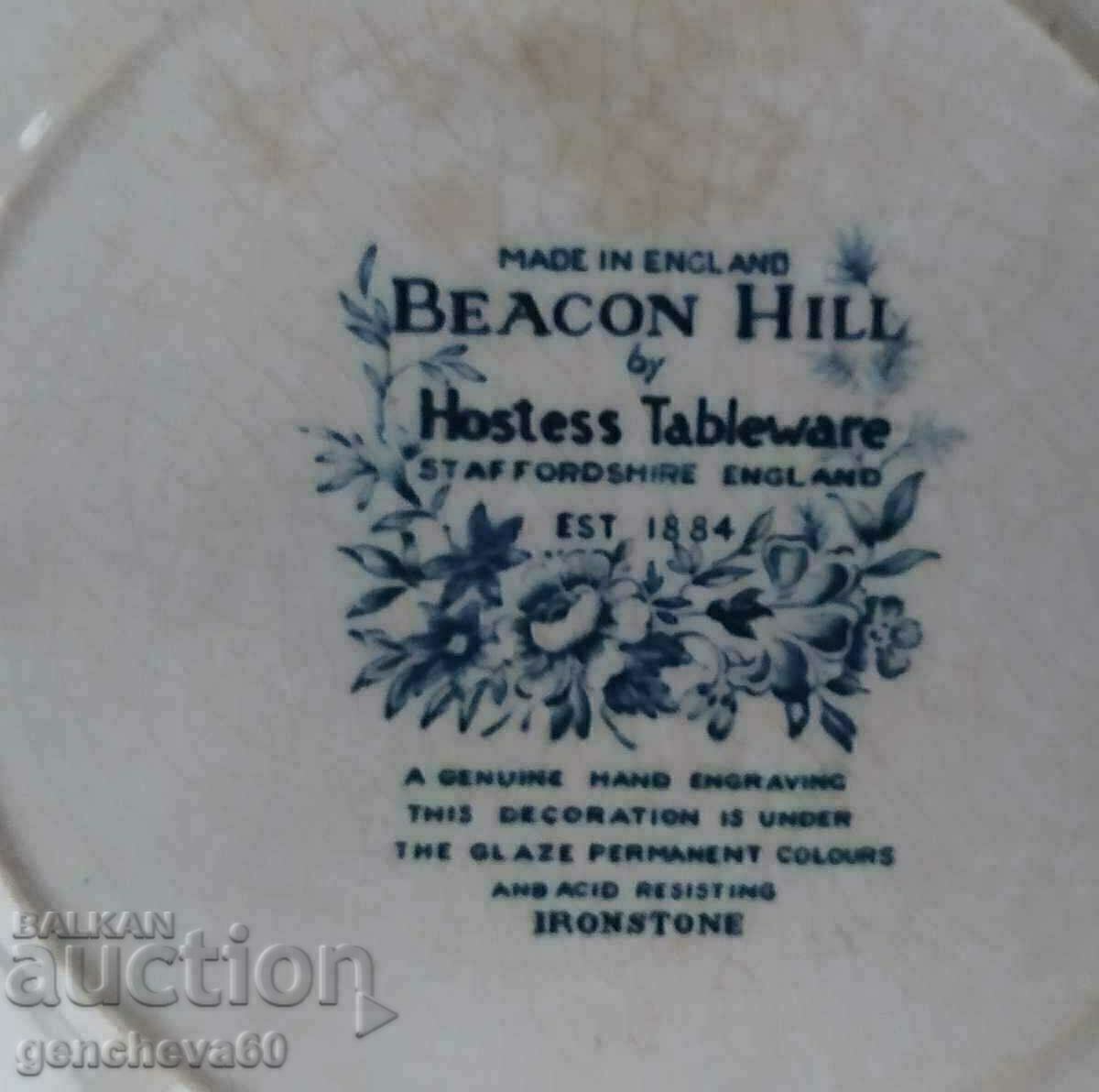 Old collectible English plate/Beacon Hill/mark - 6