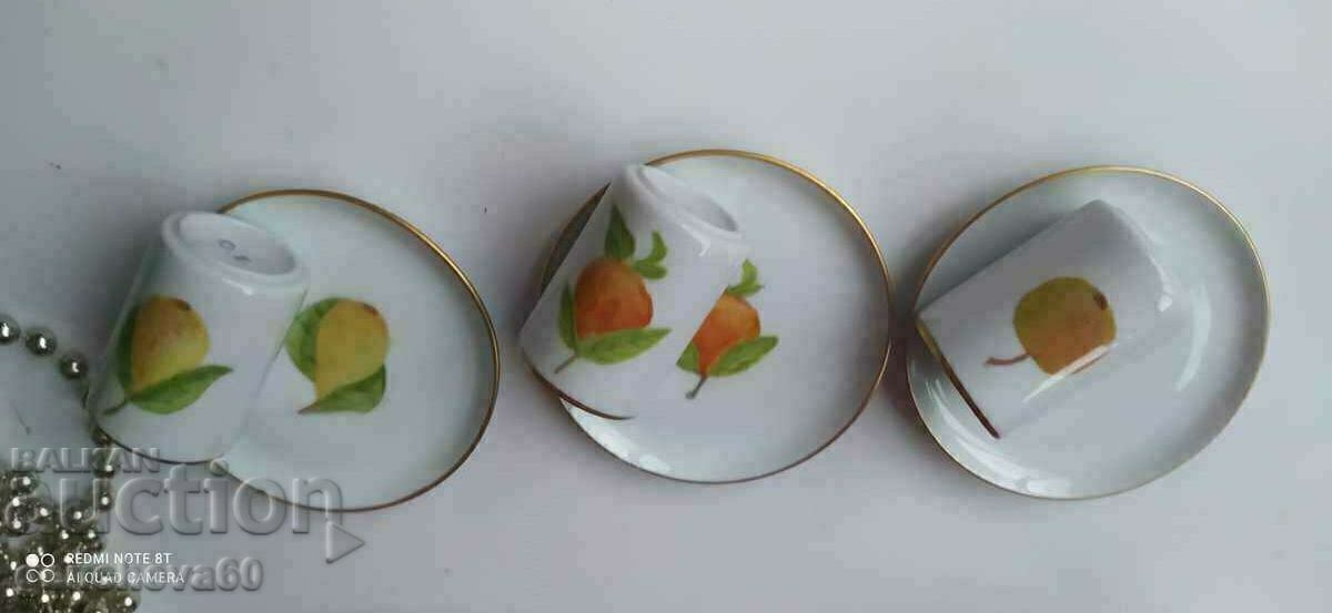 Set of porcelain for shots - 6 Set of porcelain for shots - 6