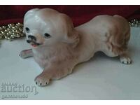 Porcelain Pekingese dog/Romania