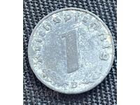 1 German pfennig 1940