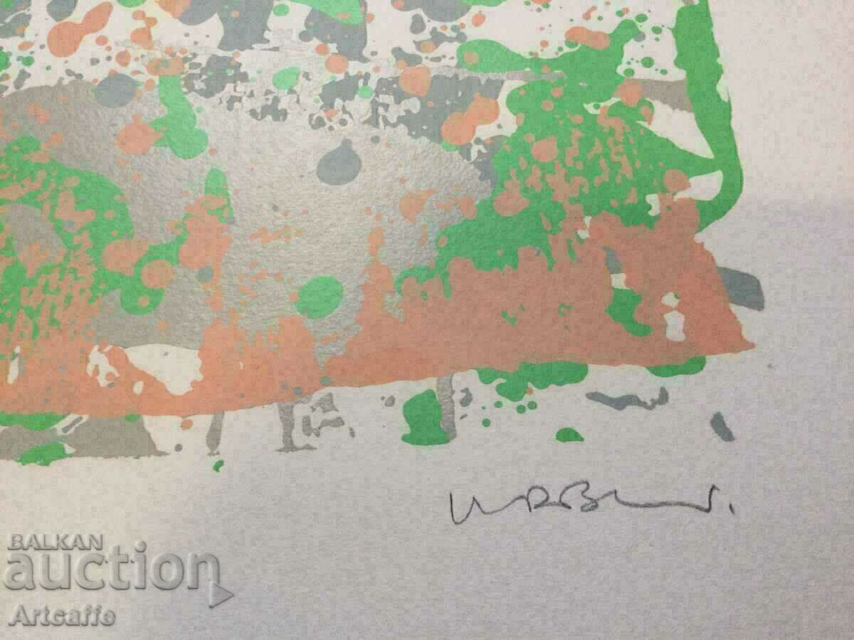 Auction Georgia Dawn screen print Auction Georgia Dawn screen print