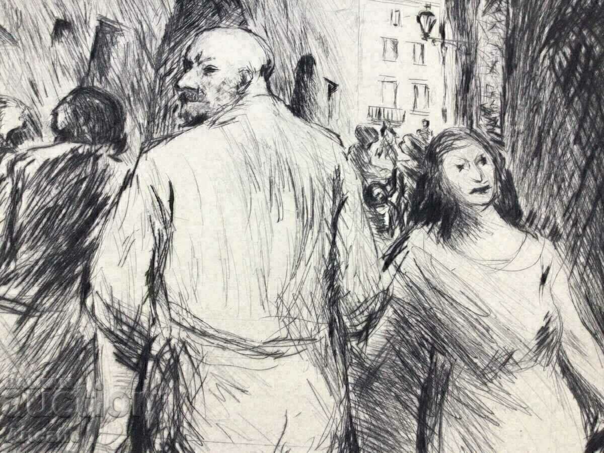 Etching Rudolf Riester - 6 Etching Rudolf Riester - 6