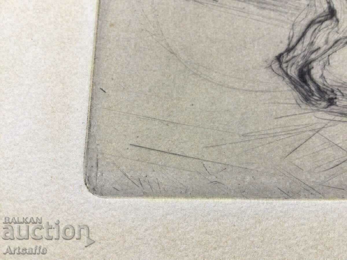 Etching Rudolf Riester - 7 Etching Rudolf Riester - 7