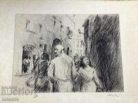 Etching Rudolf Riester