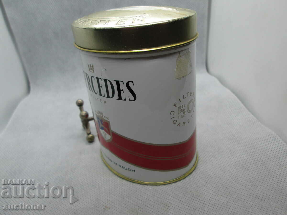 RARE METAL CIGARETTE BOX=MERCEDES 50 PCS - 6 RARE METAL CIGARETTE BOX=MERCEDES 50 PCS - 6