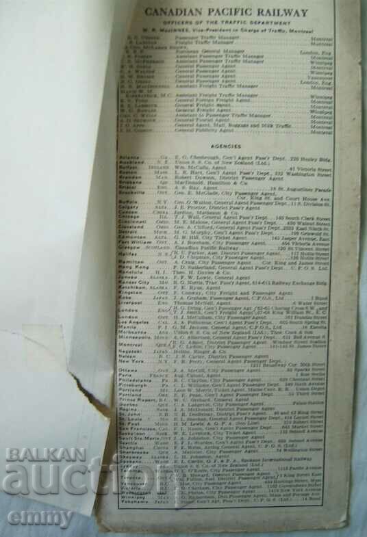 Auction  Map of Alaska 1917 - Steamboat and Railroad Routes company