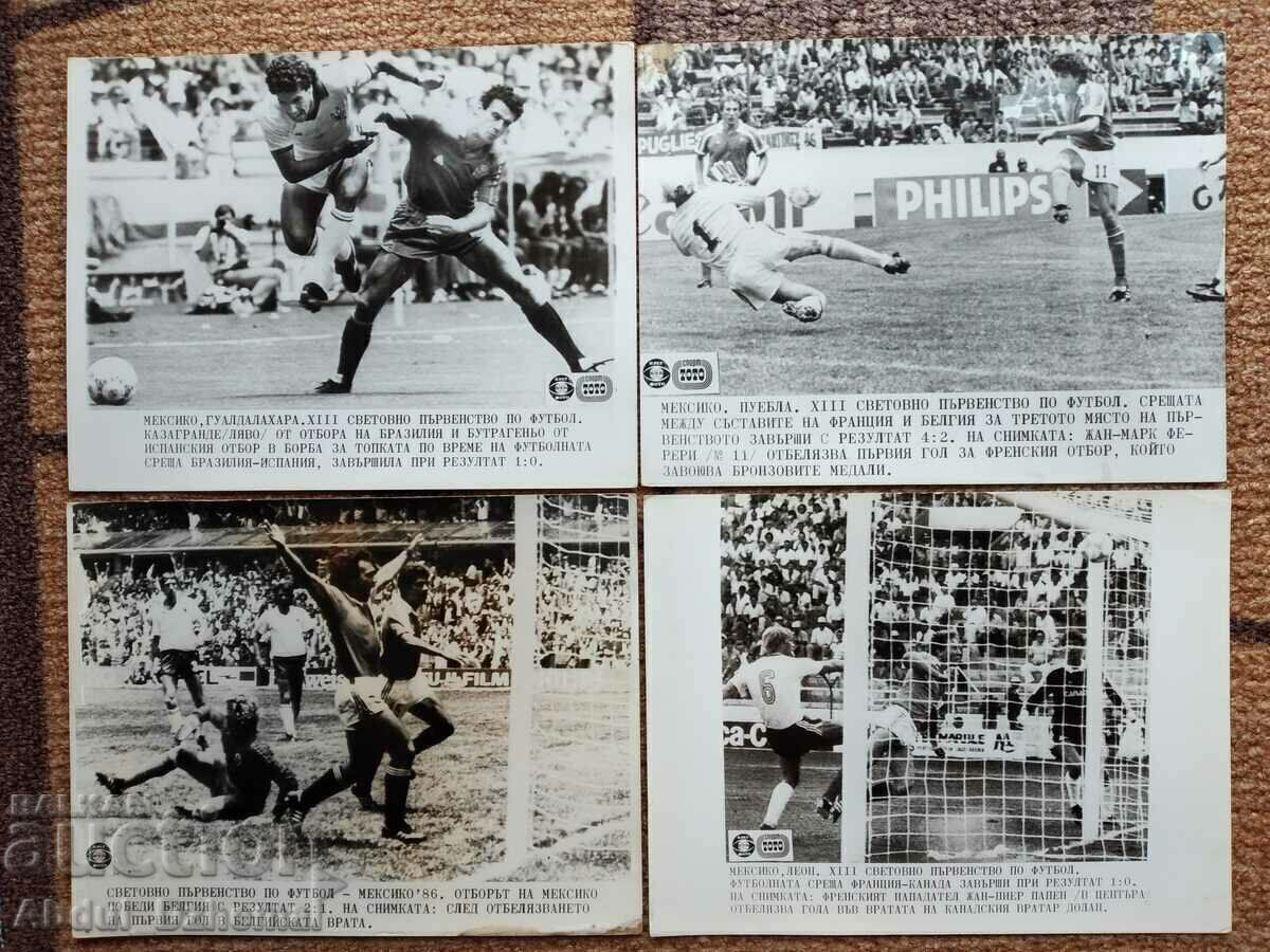 Lot of photos World Cup Mexico 1986 with price 30.00 BGN | € 15.34 Lot of photos World Cup Mexico 1986 with price 30.00 BGN | € 15.34