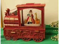 Glowing Christmas Locomotive/Decoration