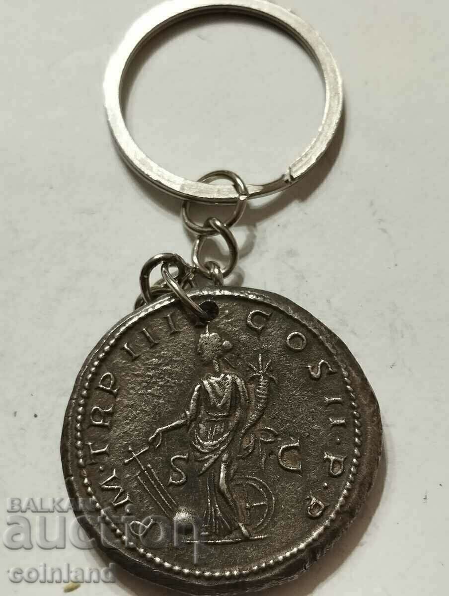 Roman Coin Keychain - REPLICA REPRODUCTION with price € 6.00 | 11.73 BGN