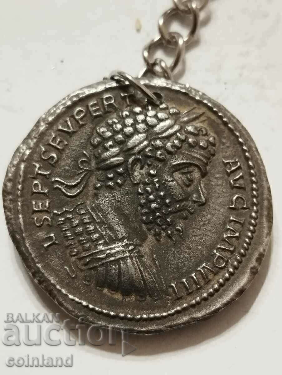 Auction  Roman Coin Keychain - REPLICA REPRODUCTION