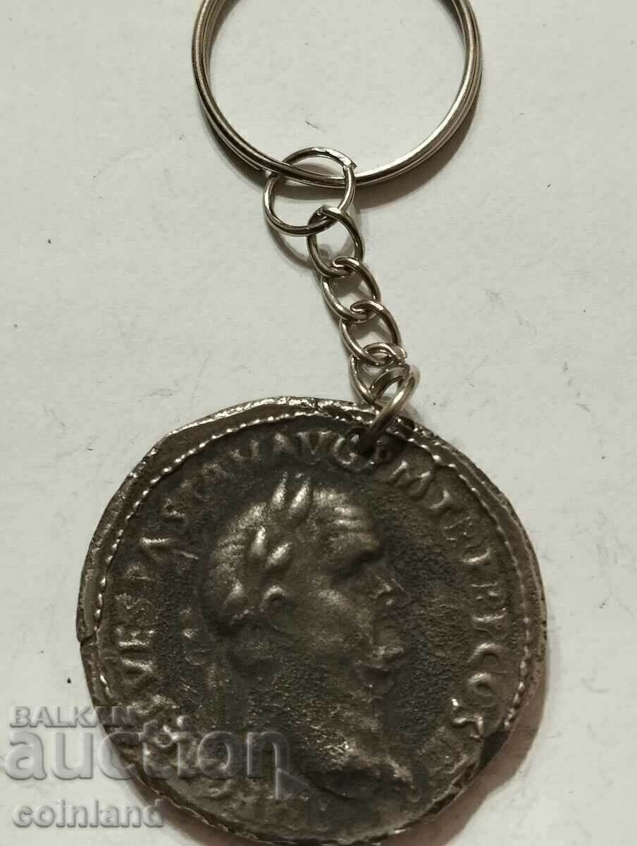 Roman Coin Keychain - REPLICA REPRODUCTION Roman Coin Keychain - REPLICA REPRODUCTION
