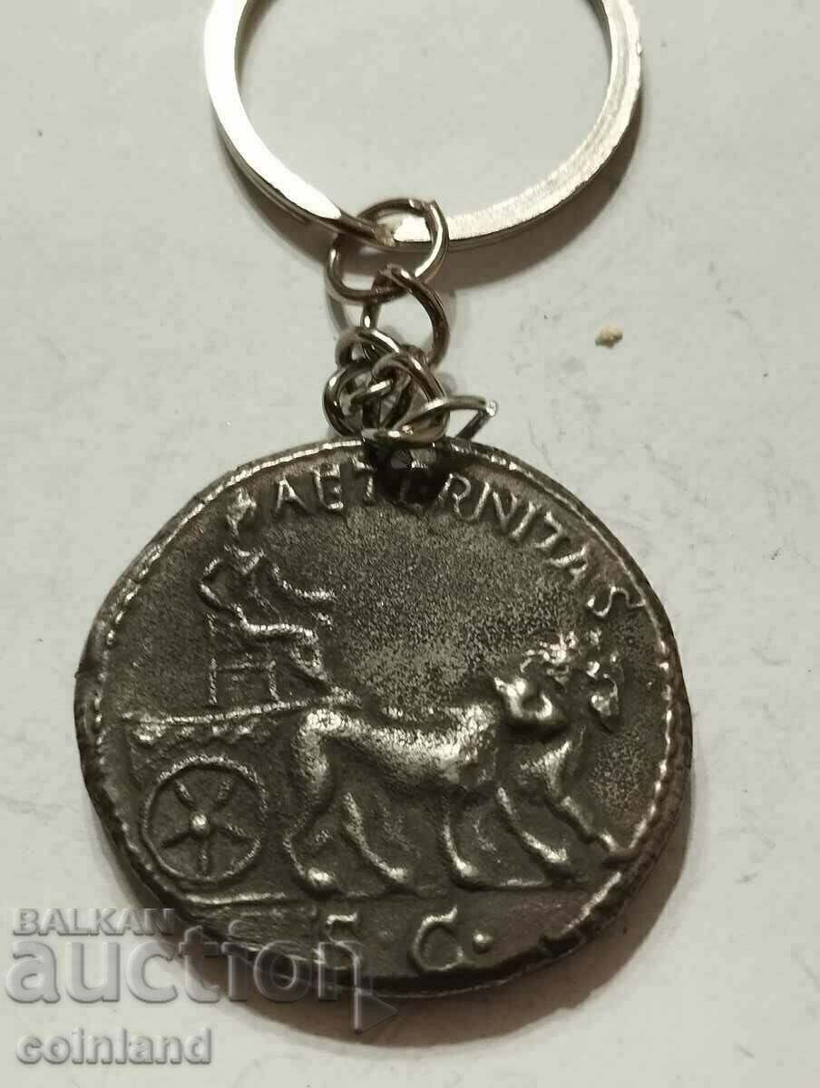 Roman Coin Keychain - REPLICA REPRODUCTION with price 12.00 BGN | € 6.14 Roman Coin Keychain - REPLICA REPRODUCTION with price 12.00 BGN | € 6.14