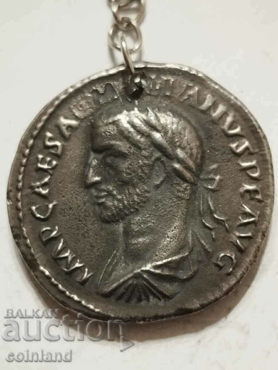 Auction  Roman Coin Keychain - REPLICA REPRODUCTION