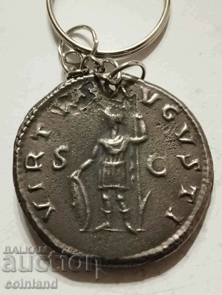 Delivery of Roman Coin Keychain - REPLICA REPRODUCTION