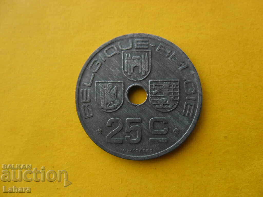 25 cents 1946 Belgium