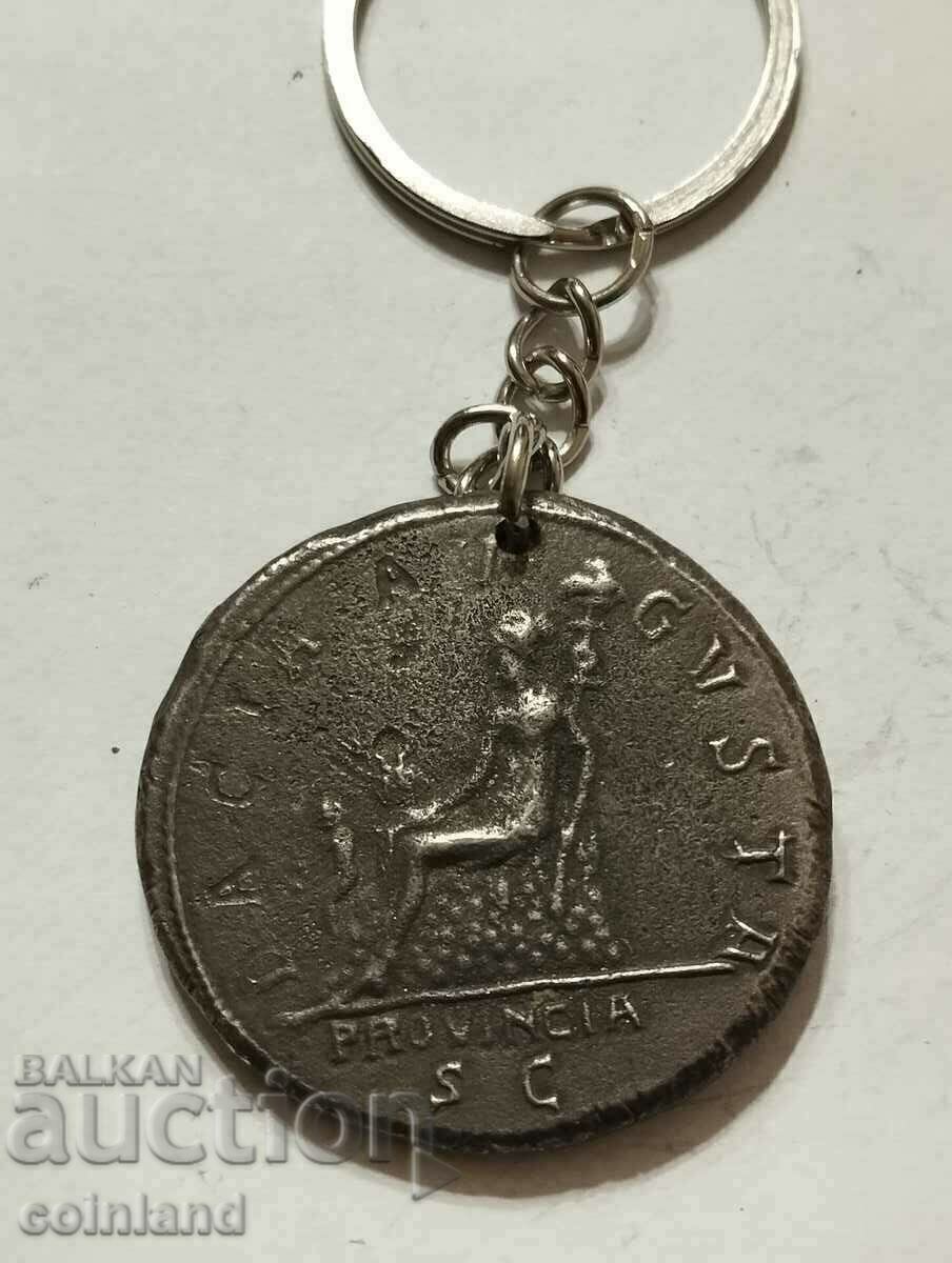 Roman Coin Keychain - REPLICA REPRODUCTION with price 12.00 BGN | € 6.14 Roman Coin Keychain - REPLICA REPRODUCTION with price 12.00 BGN | € 6.14