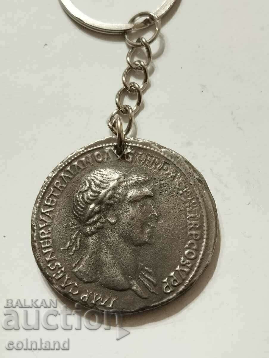 Roman Coin Keychain - REPLICA REPRODUCTION