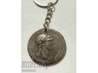 Roman Coin Keychain - REPLICA REPRODUCTION