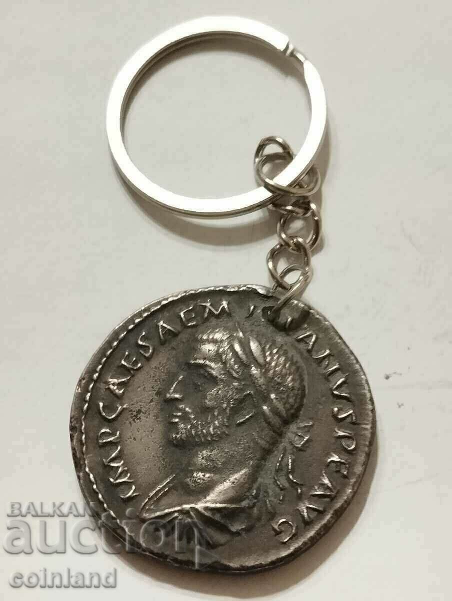 Roman Coin Keychain - REPLICA REPRODUCTION