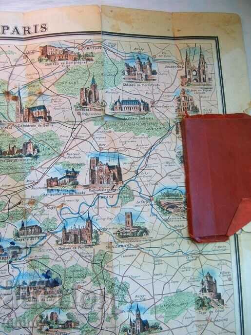 Veche hartă a Parisului - trasee, monumente și vederi - 6 Veche hartă a Parisului - trasee, monumente și vederi - 6