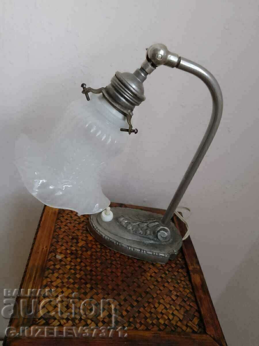 Glass and metal table lamp, Austria-Hungary, early c with price 220.00 BGN | € 112.48