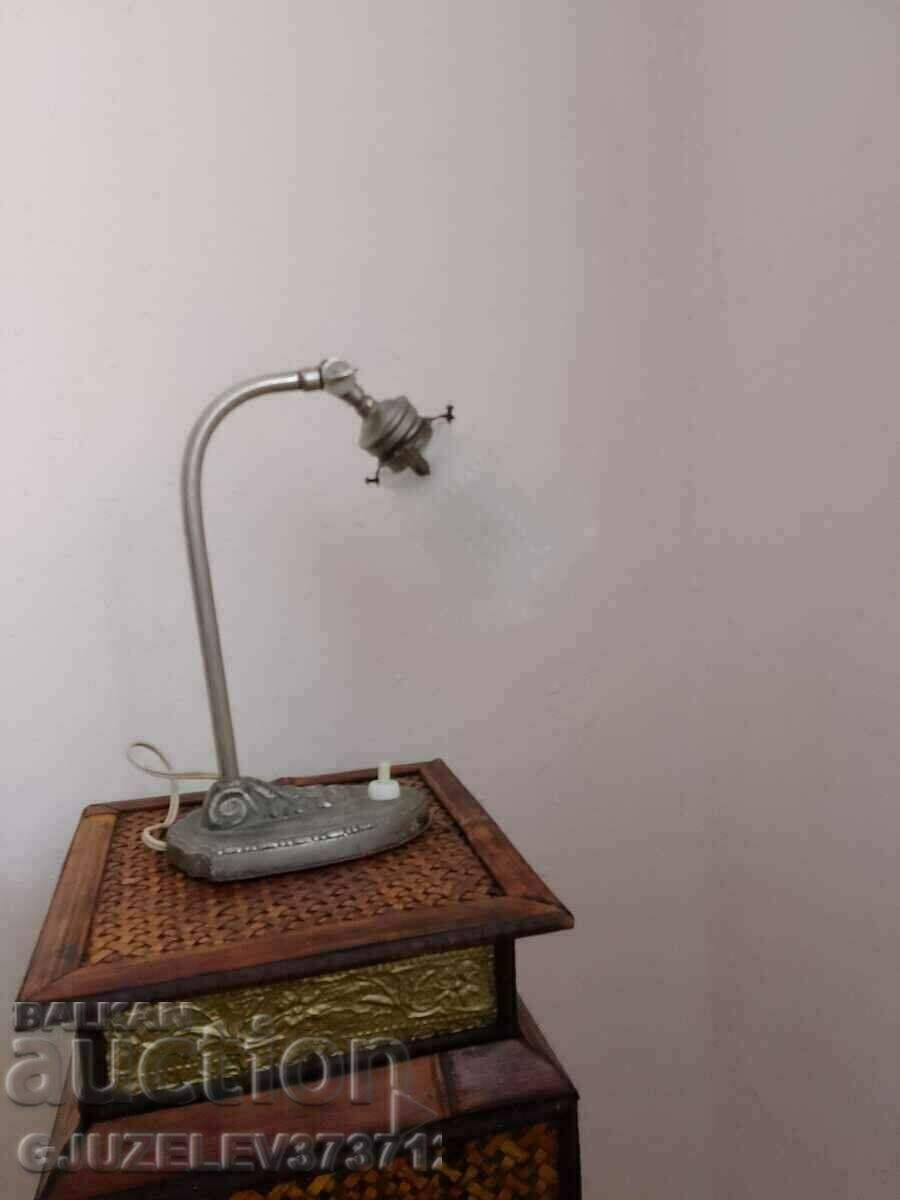 Auction  Glass and metal table lamp, Austria-Hungary, early c