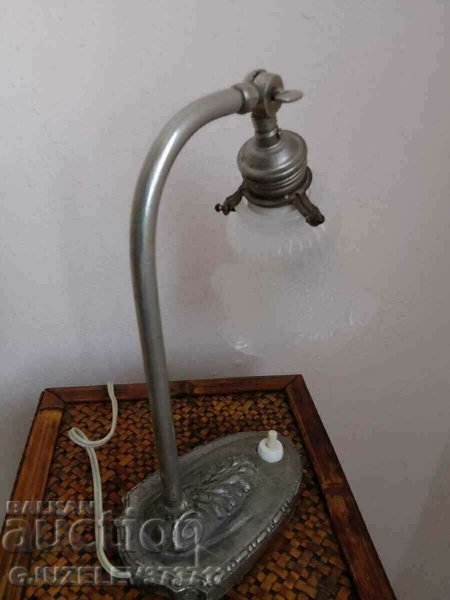 Delivery of Glass and metal table lamp, Austria-Hungary, early c