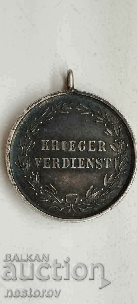 PRUSSIA WILHELM SILVER MEDAL PRUSSIA WILHELM SILVER MEDAL